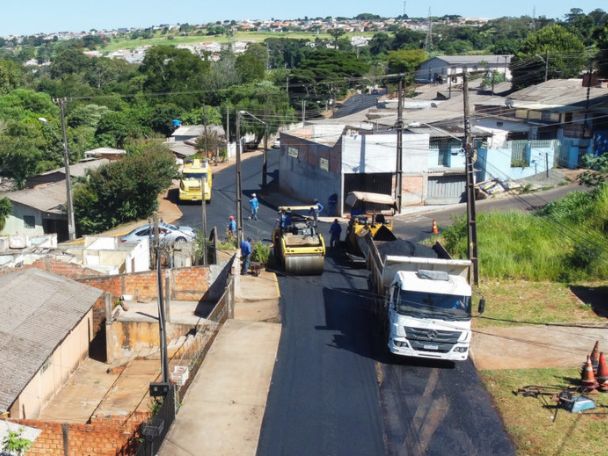 Moradores aprovam recape na Rua Rafael Sorpile