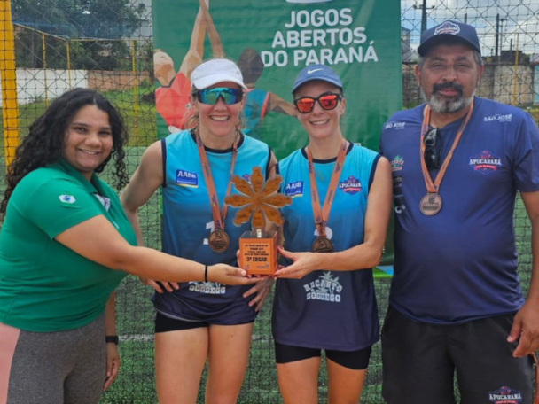 APUCARANA: Fica com o bronze no vôlei de praia