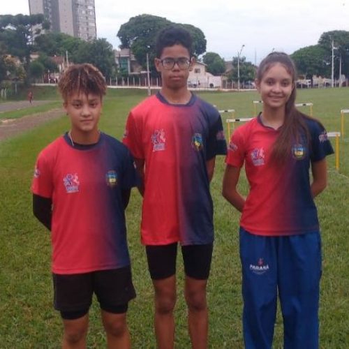 Jovens atletas de Apucarana são convocados para a Seleção Paranaense de Atletismo Sub-18