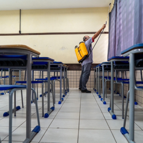 PARANÁ: Limpeza, roçada e pintura: escolas estaduais se preparam para volta às aulas