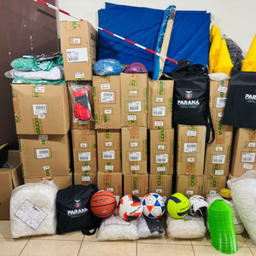 RIO BOM: Recebe kit esportivo de R$ 25 mil por destaque em políticas públicas do esporte