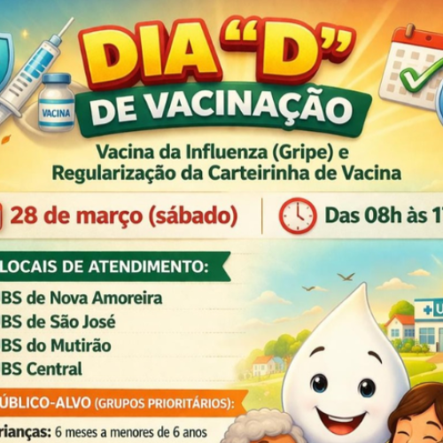 Saúde de Marilândia do Sul realiza Dia D de Vacinação contra a gripe no sábado (28)