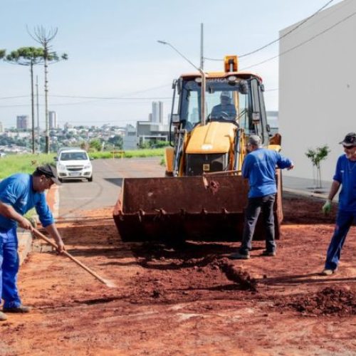 Prefeitura faz obras de contenção para evitar alagamentos na Rua Sadamoto Kurahashi