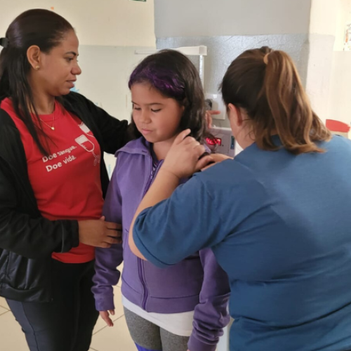 Alunos de Marilândia do Sul realizam avaliação antropométrica